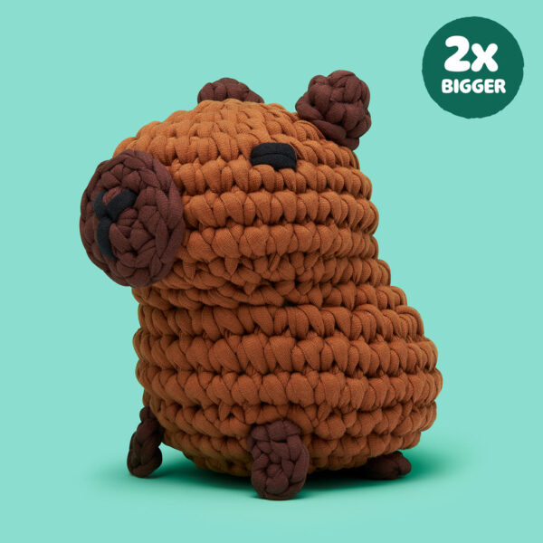 Hugh_The_Capybara_Callout_GT3.jpg Hugh the Capybara Extra Squeezy Crochet Kit