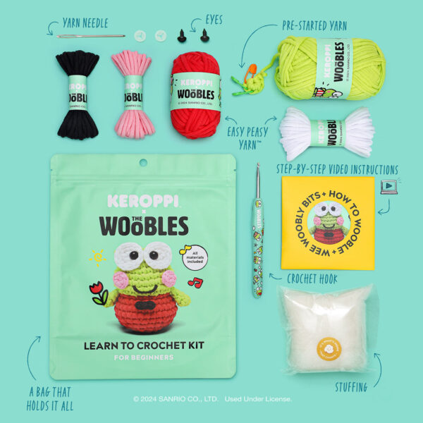 Keroppi™ Crochet Kit